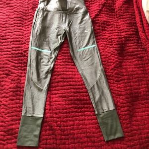 Green Women’s Puma Leggings Small